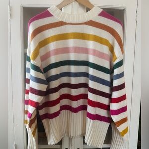*NWT* GAP Women's Multi-Stripe Crewneck Sweater